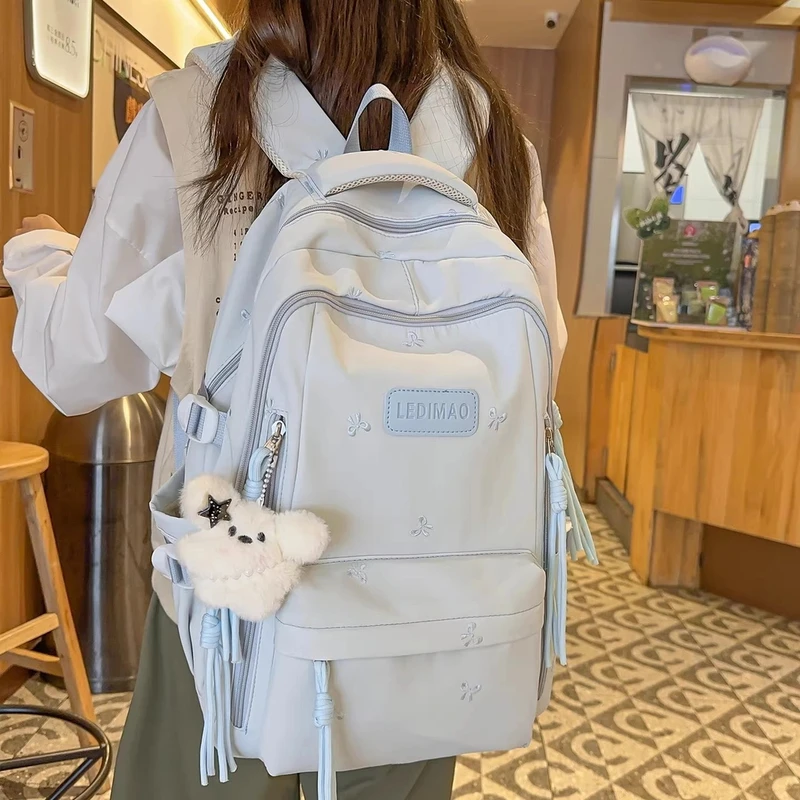 儿童书包ins高颜值小学生1-3-6年级专用12-18岁女生大容量双肩包