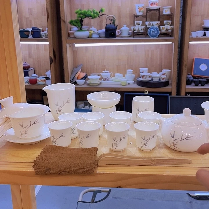 紫竹紫罗兰羊脂玉套装