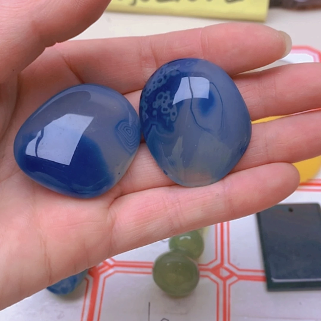 【闪购商品】玛瑙/玉髓珠宝半成品未镶嵌雪*飘