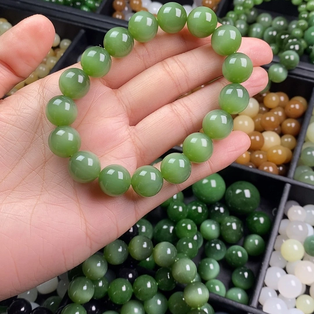 和田玉（碧玉）未镶嵌珠宝半成品