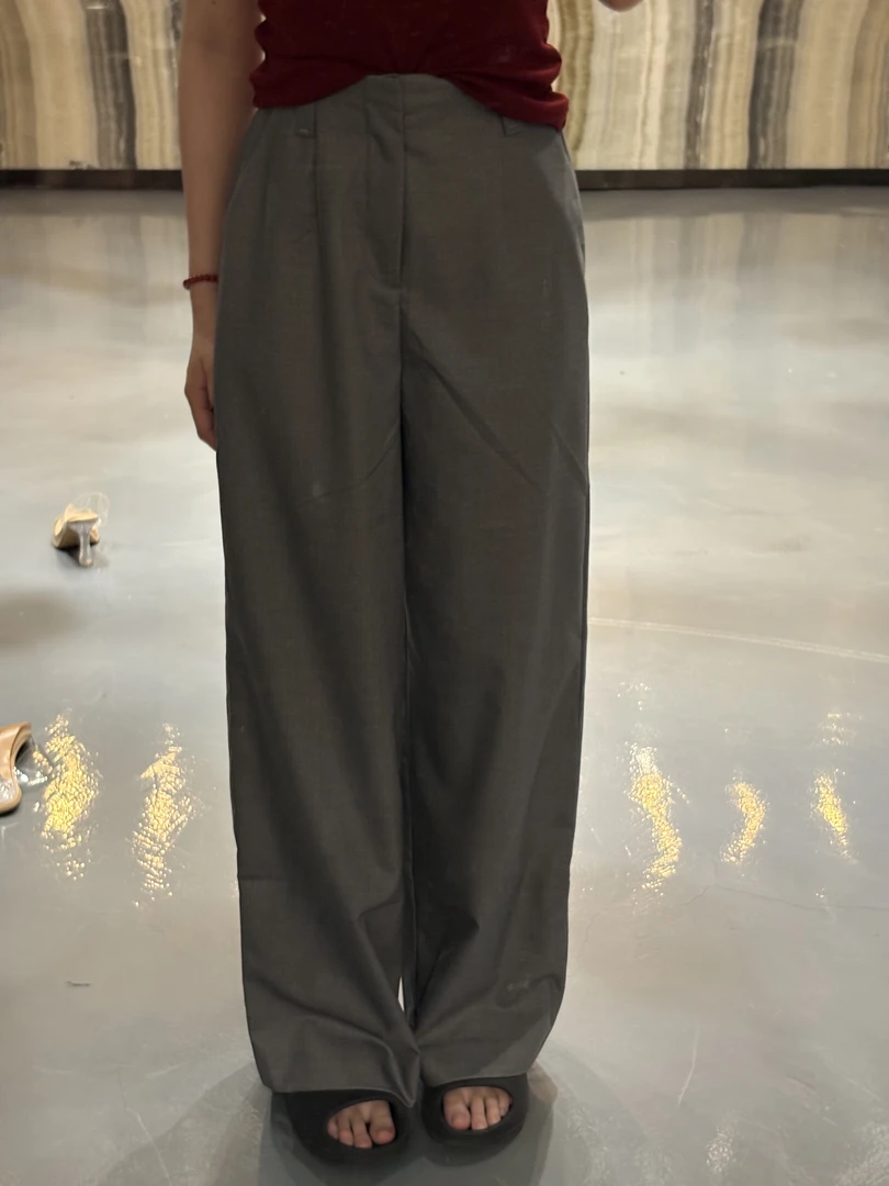 D50146南油爆款气质高腰显瘦休闲裤