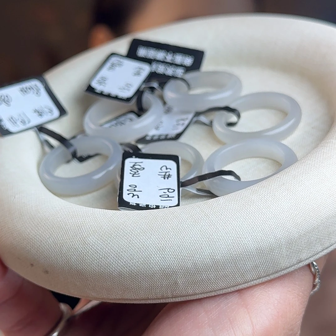 和田玉戒指未镶嵌港16多样性发货