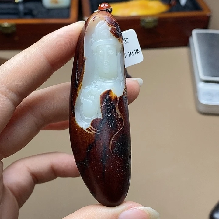 和田玉挂件未镶嵌F