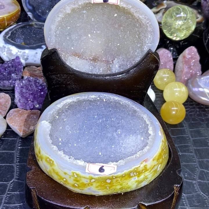 未镶嵌珠宝半成品水晶聚宝盆