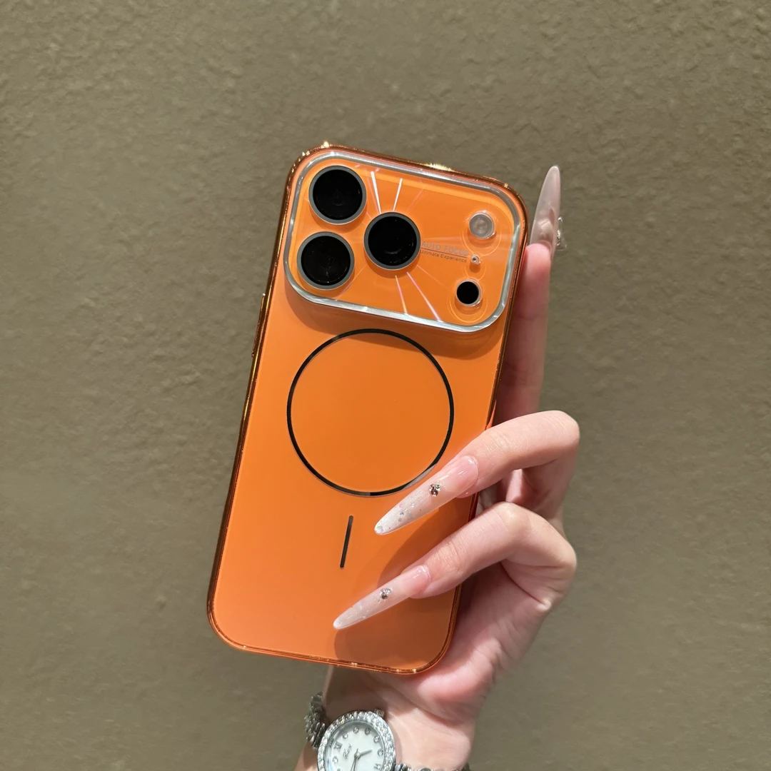 秒变17大视窗镭射镜头适用苹果17promax手机壳iphone16高级15磁吸