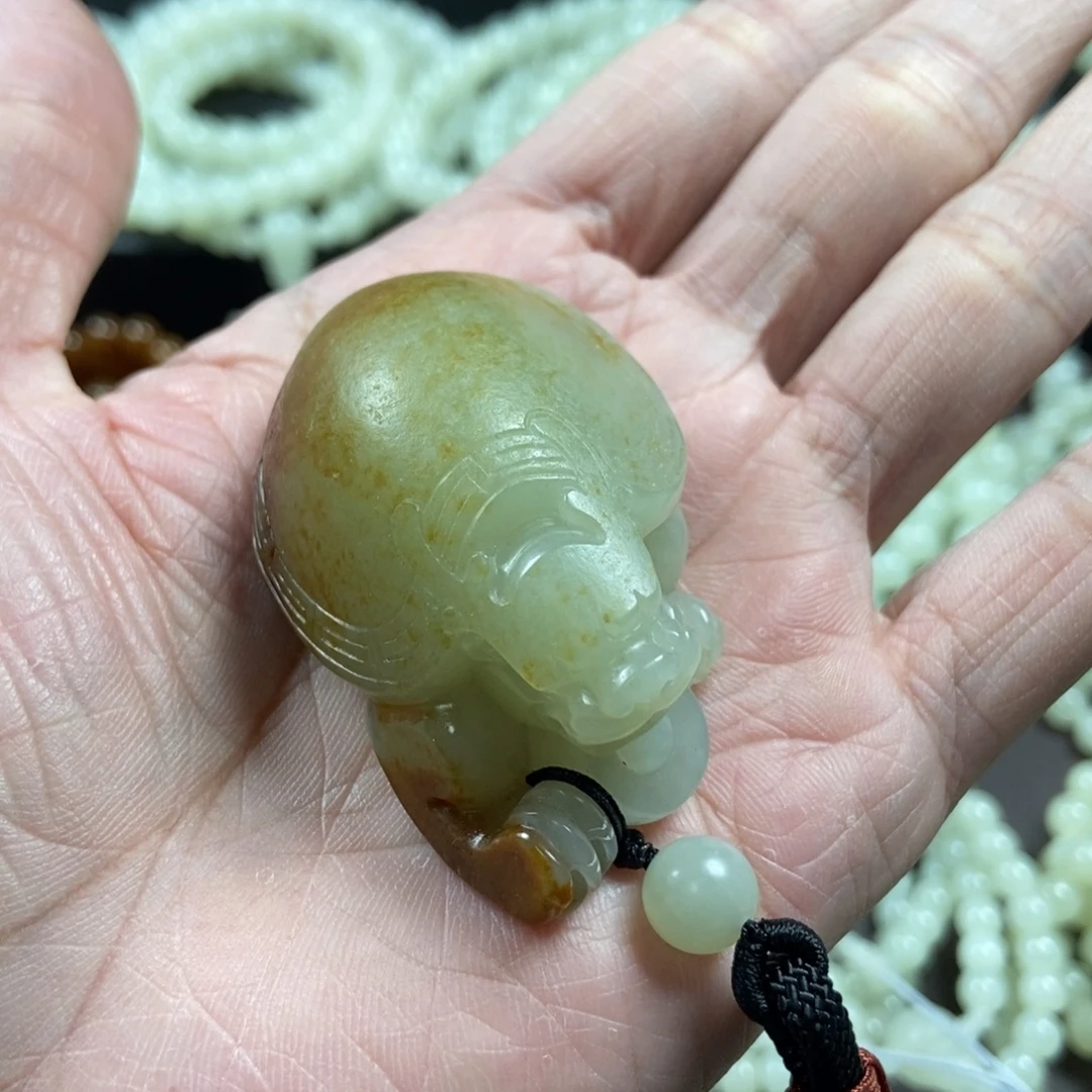 缕***选未镶嵌和田玉把件