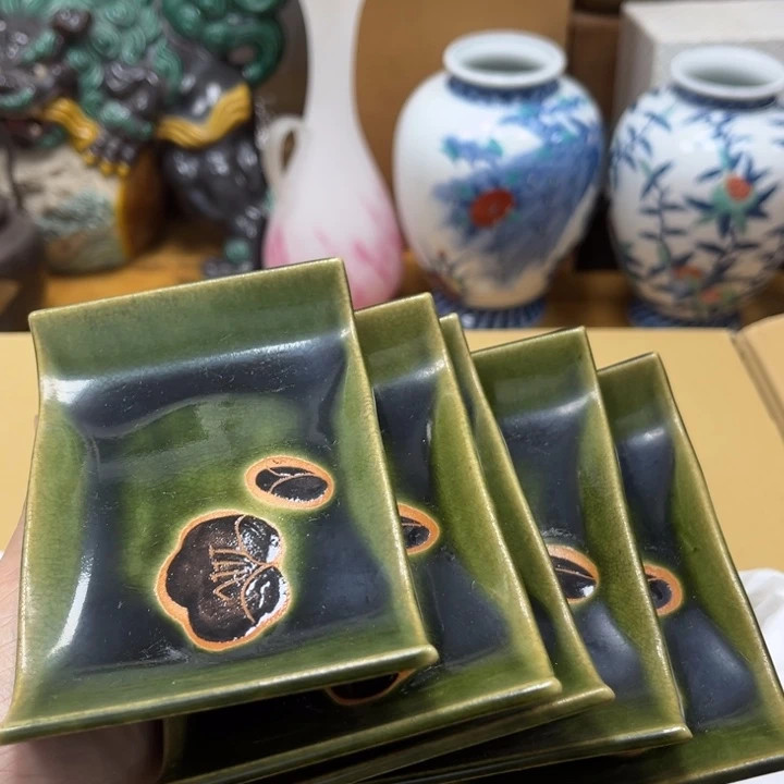 瓷片摆件工艺品瓷器摆件777