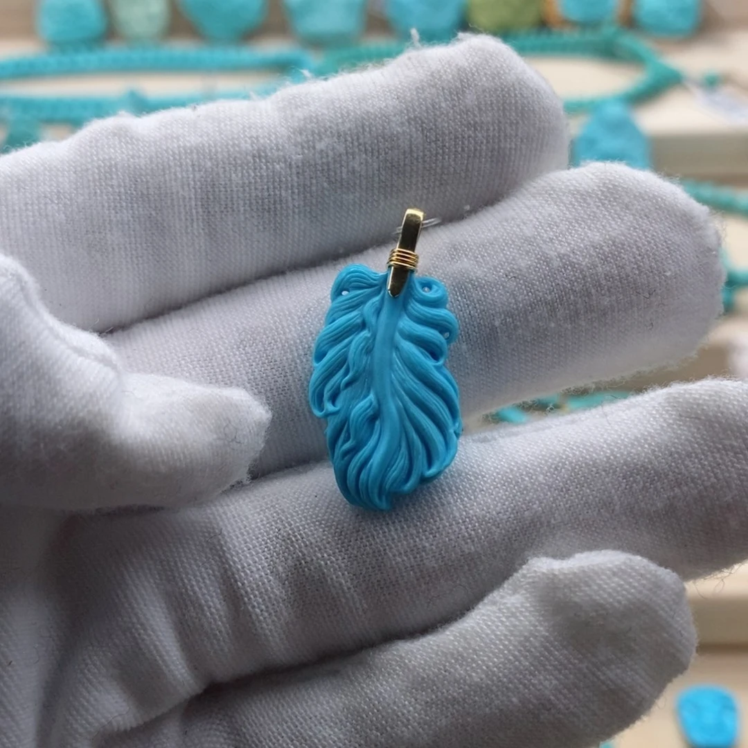 绿松石珠宝奇石未镶嵌