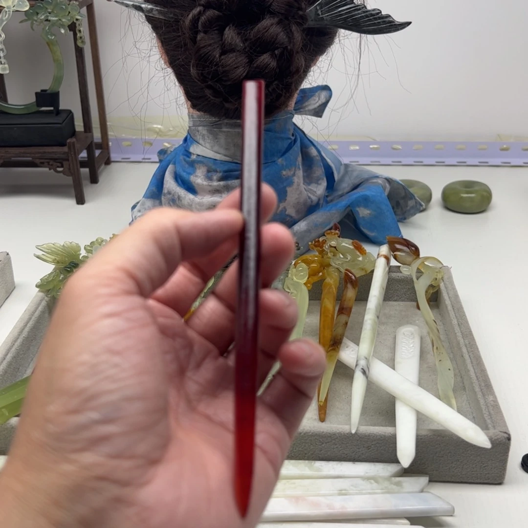 未镶嵌岫玉福利发簪a****i