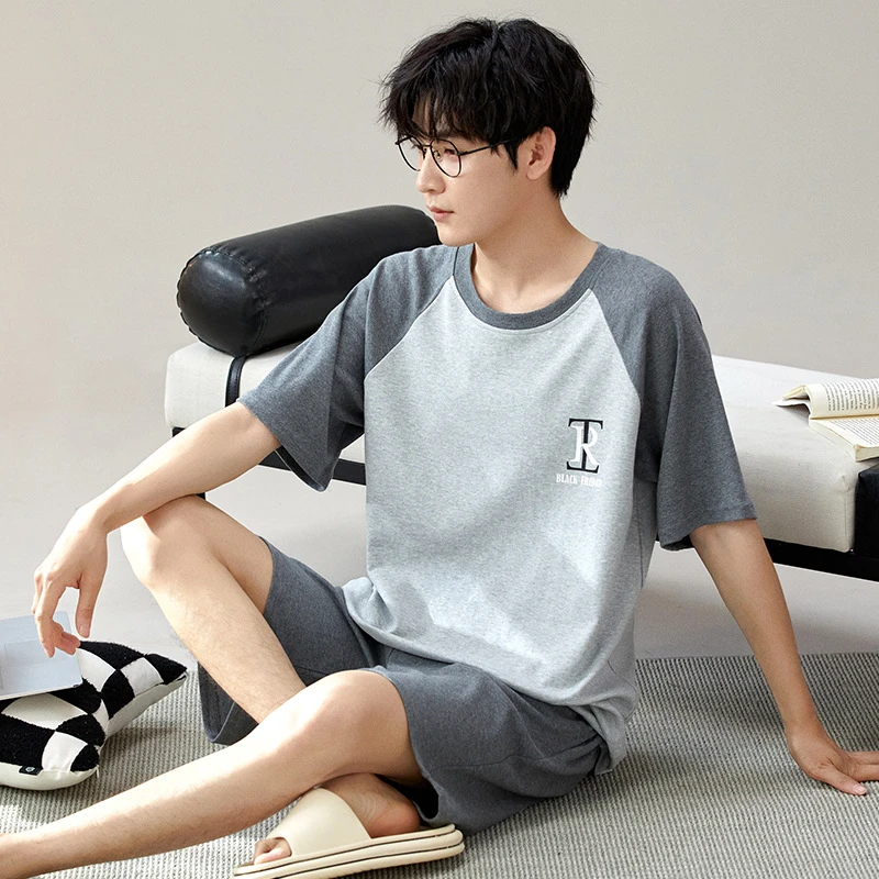 【001-005】夏季高品质男款睡衣家居服