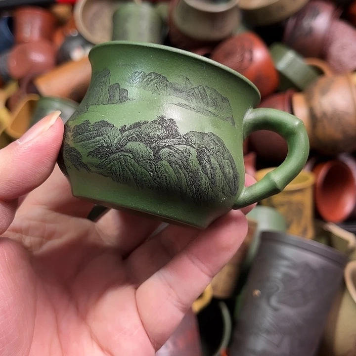 紫砂茶杯全手工紫砂主人杯