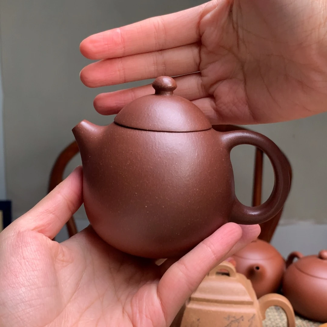 紫砂茶壶蚌****感宜兴紫砂壶茶壶原矿紫砂壶