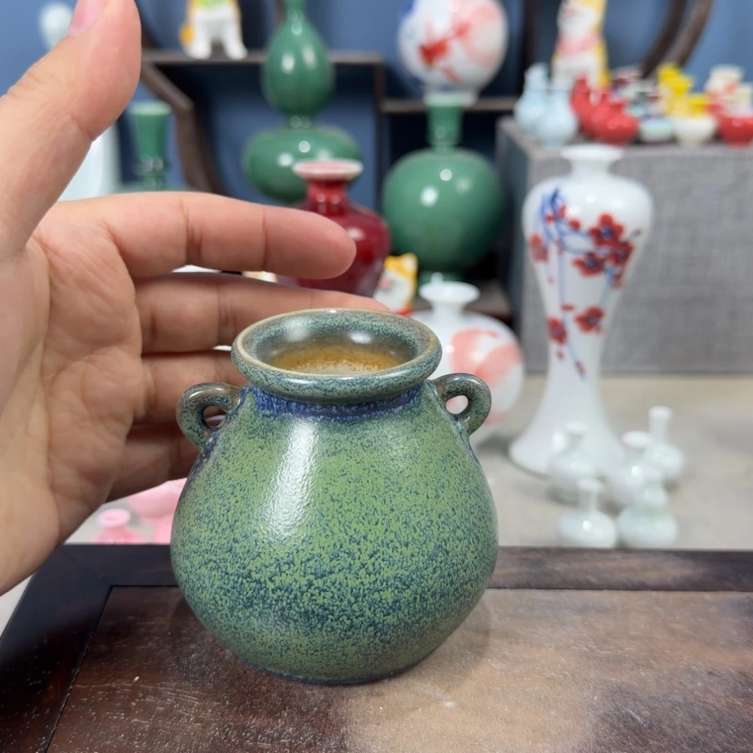陶瓷手工小花器摆件
