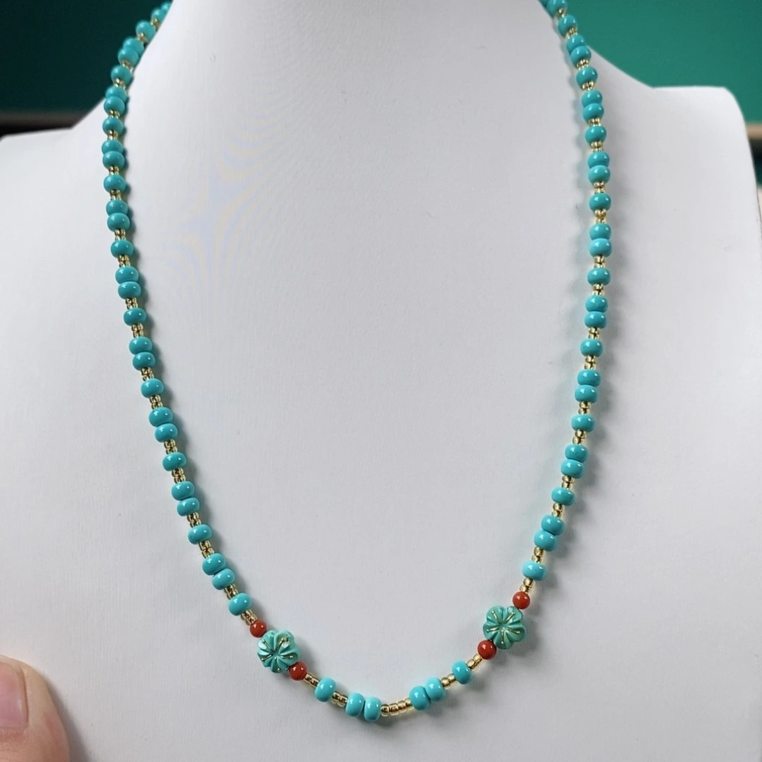 未镶嵌绿松石珠宝奇石