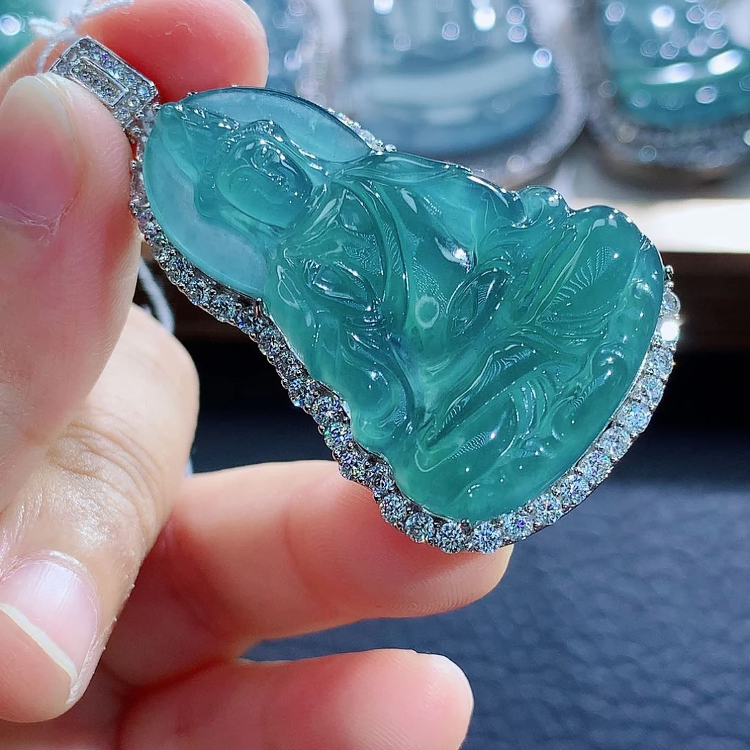 未镶嵌挂件翡翠翡翠