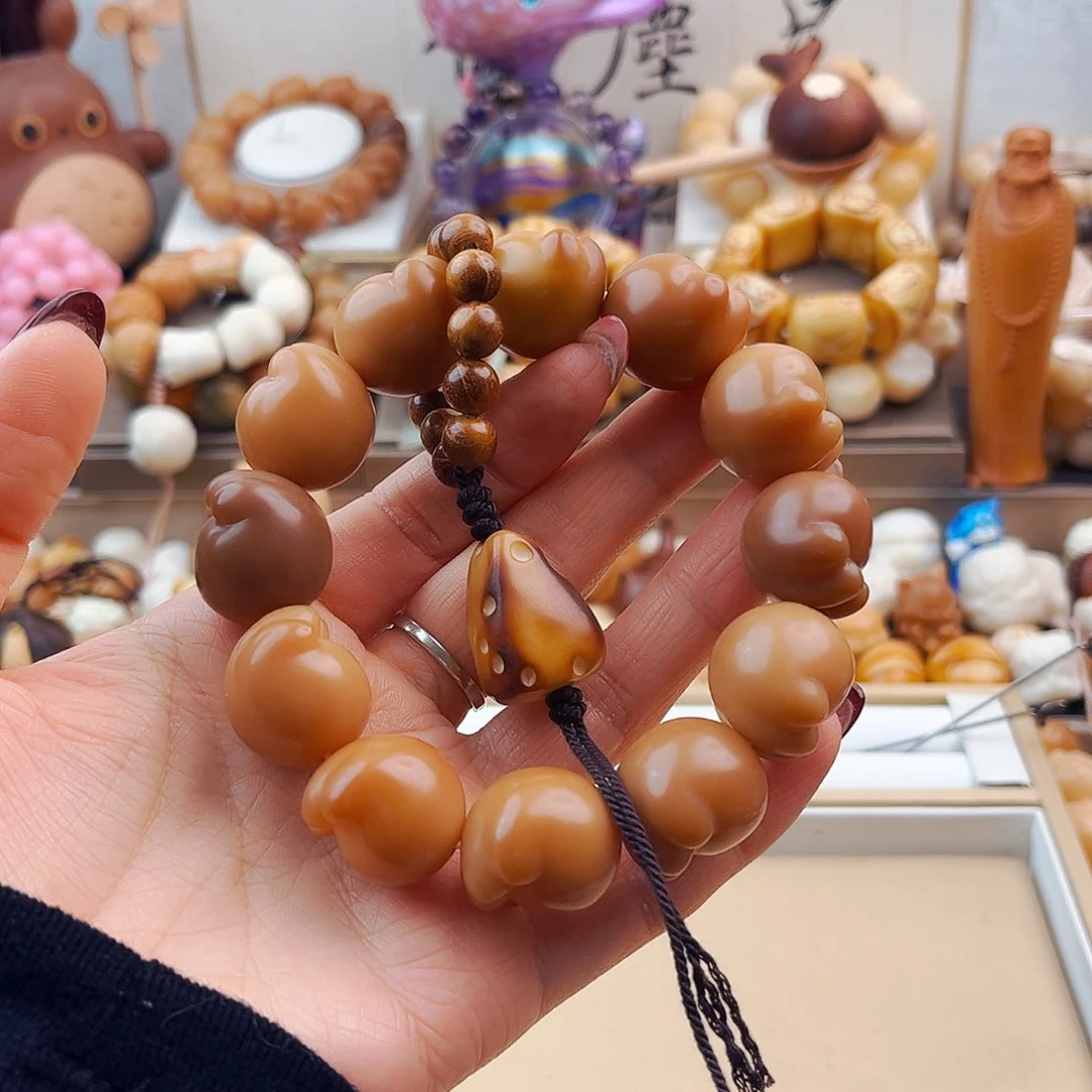 菩提根/象牙果手串龙*龙四专拍