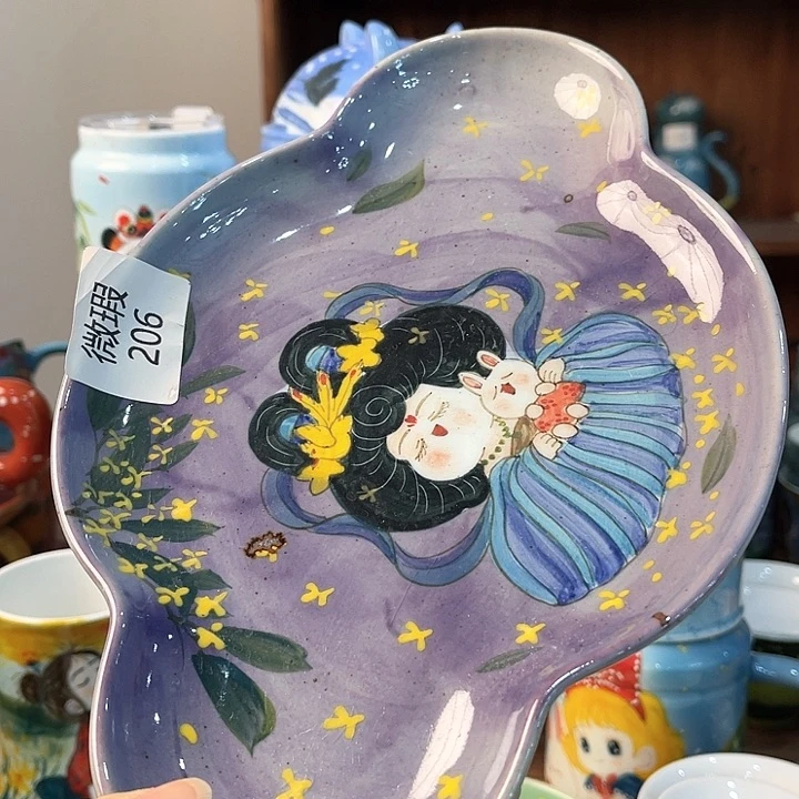 陶景德镇釉下手绘陶瓷