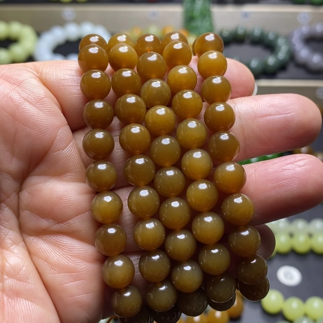 和田玉手串未镶嵌