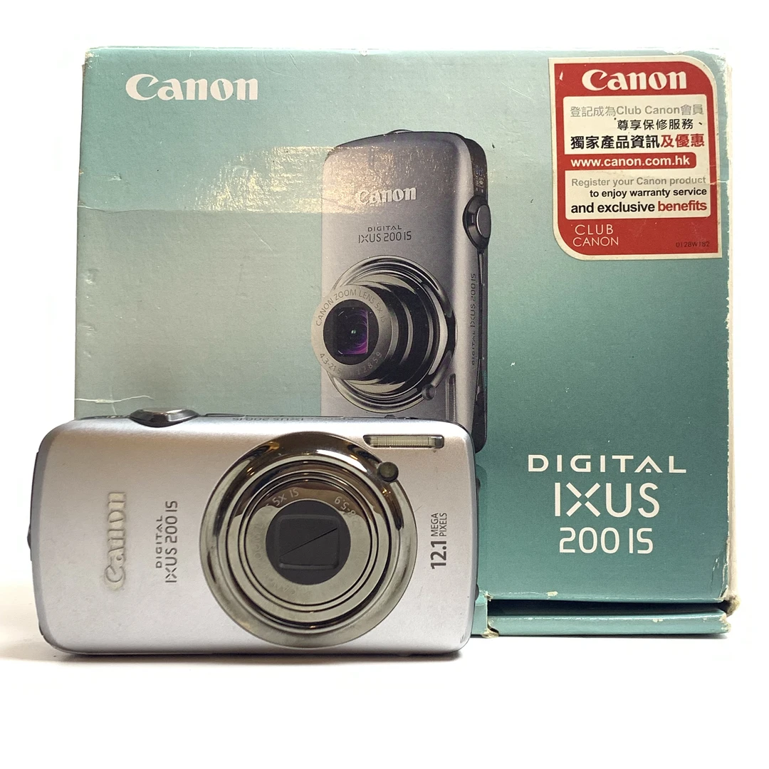 95新 Canon/佳能 IXUS200银色原盒1210万像素5倍变焦奶油肌