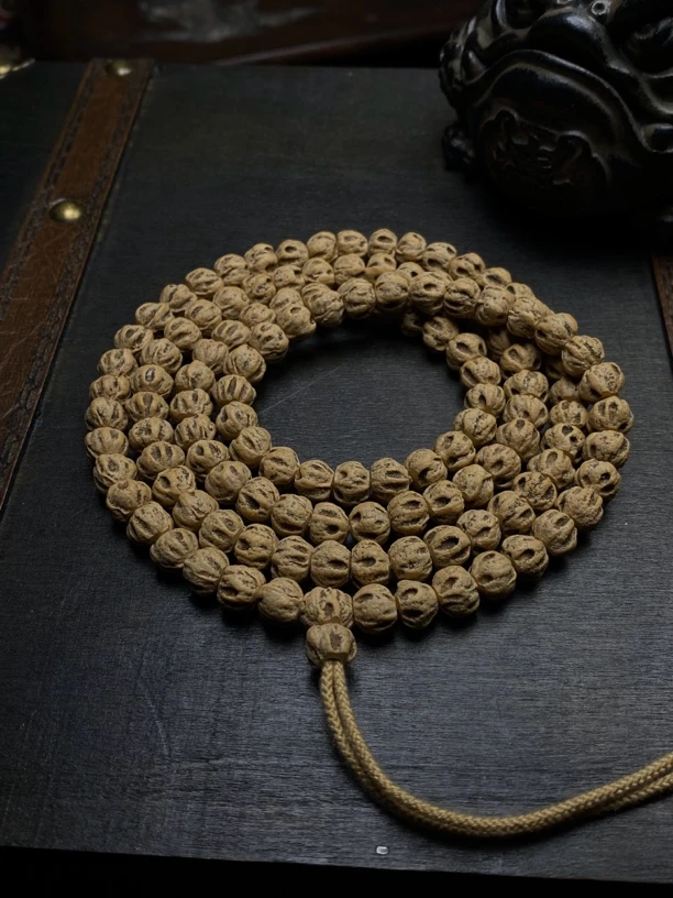 热振柏香籽「鬼魈」微切黄油皮热振深坑鬼百香脖挂108