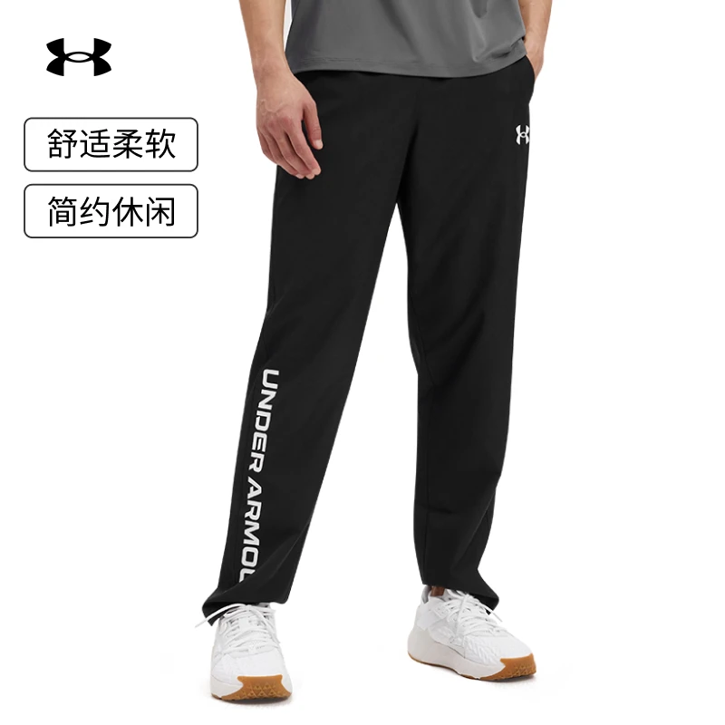 安德玛官方UA春夏EF Perf Graphic男子直筒训练运动长裤6007559