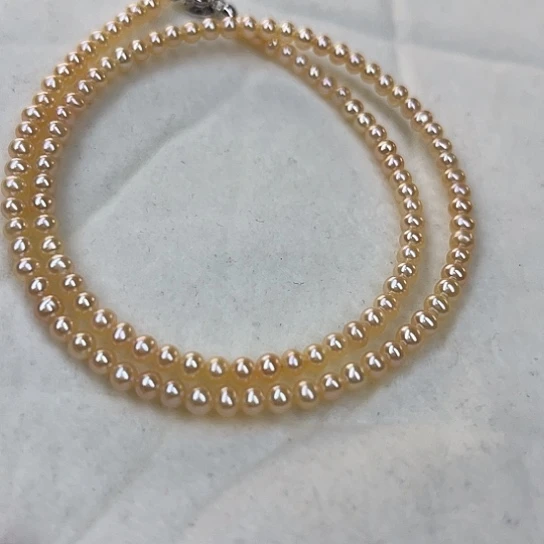 淡水珍珠银S925镶嵌颈饰