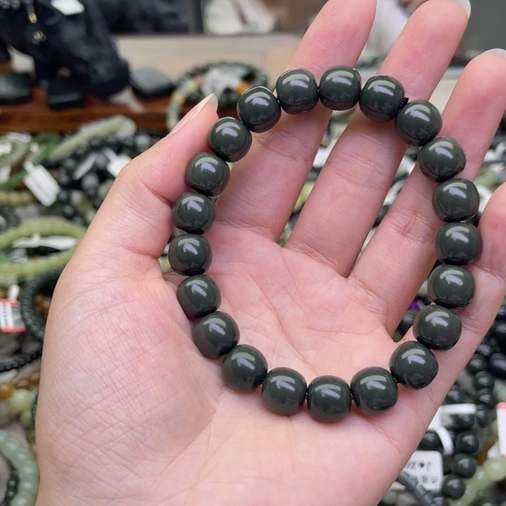 和田玉未镶嵌手链