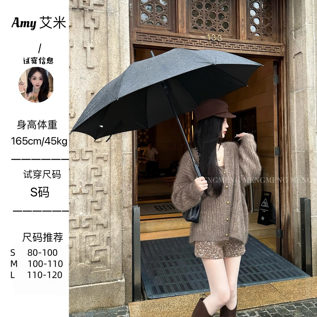 萌萌定制●【古堡暮色】鎏金针织开衫闪闪慵懒感外套预JJQ5WT2579