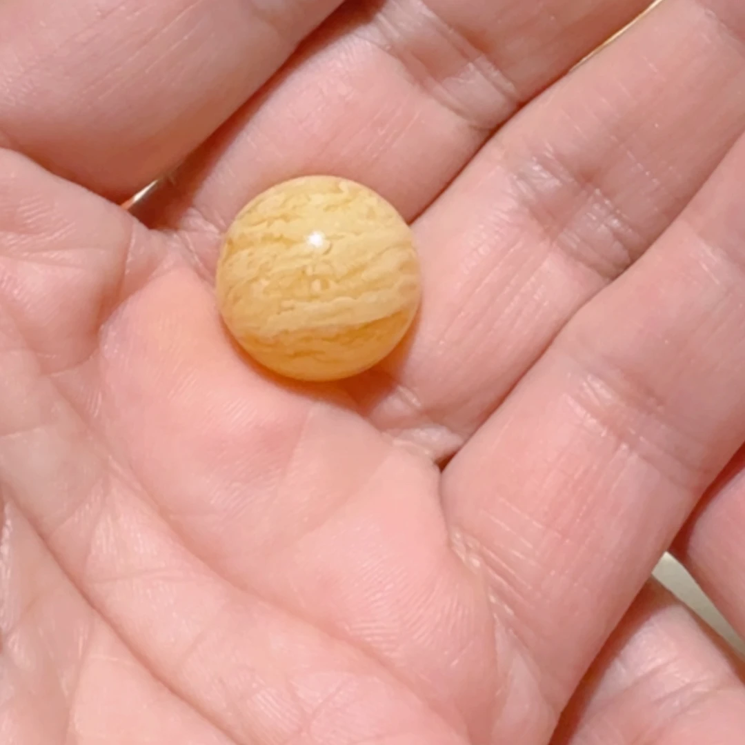 琥珀裸石未镶嵌琥珀蜜蜡配饰圆珠17mm+