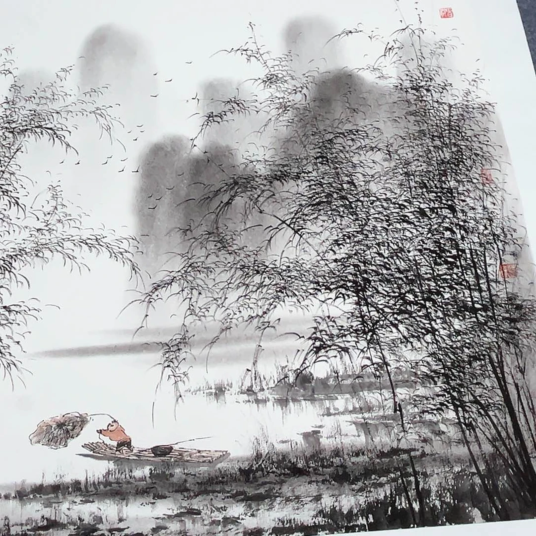 国画精品手绘作品