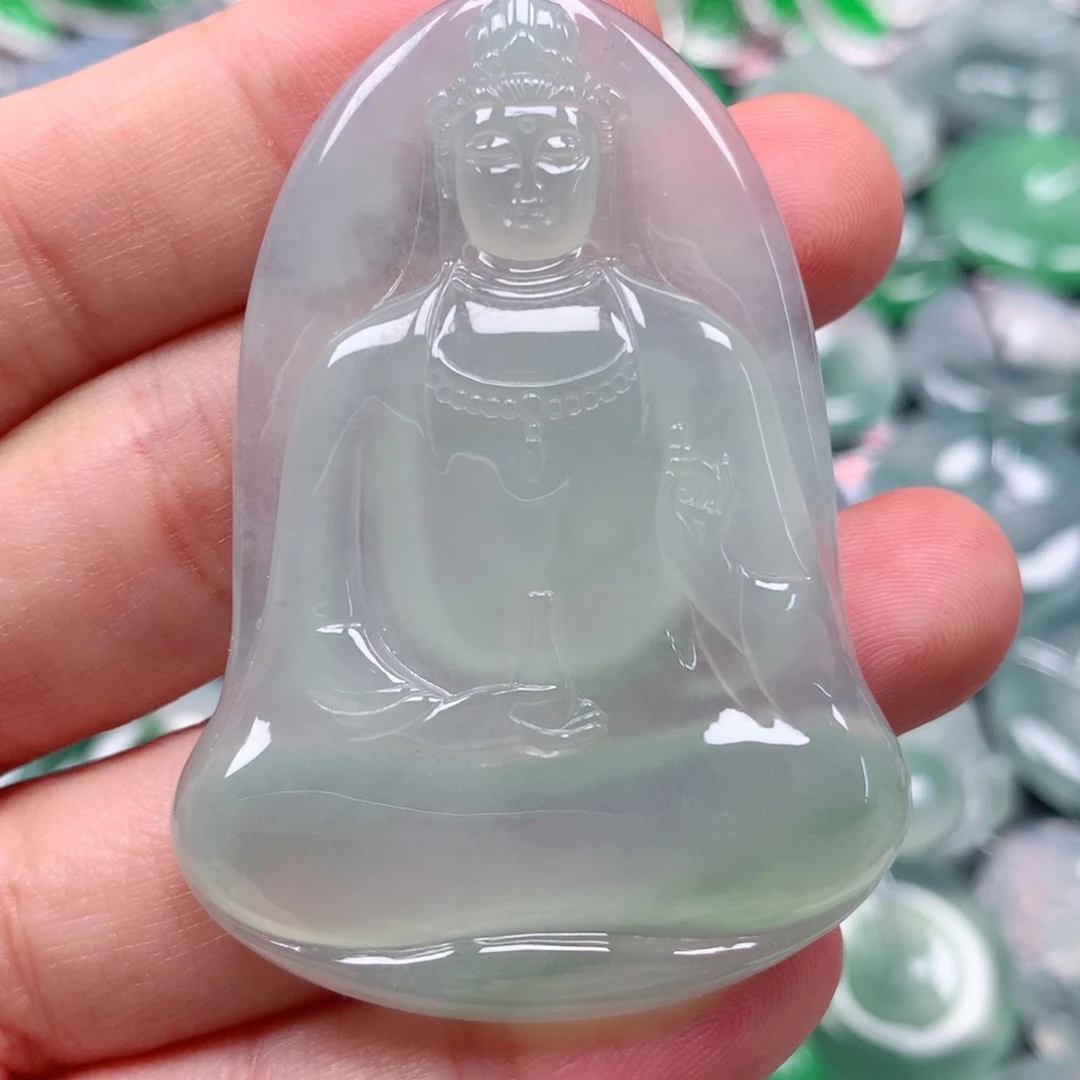 颈饰未镶嵌翡翠天然翡翠