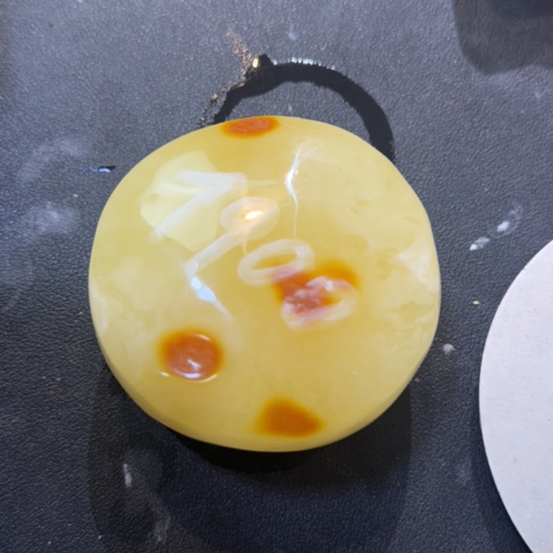 定制 琥珀蜜蜡手镯55圈口