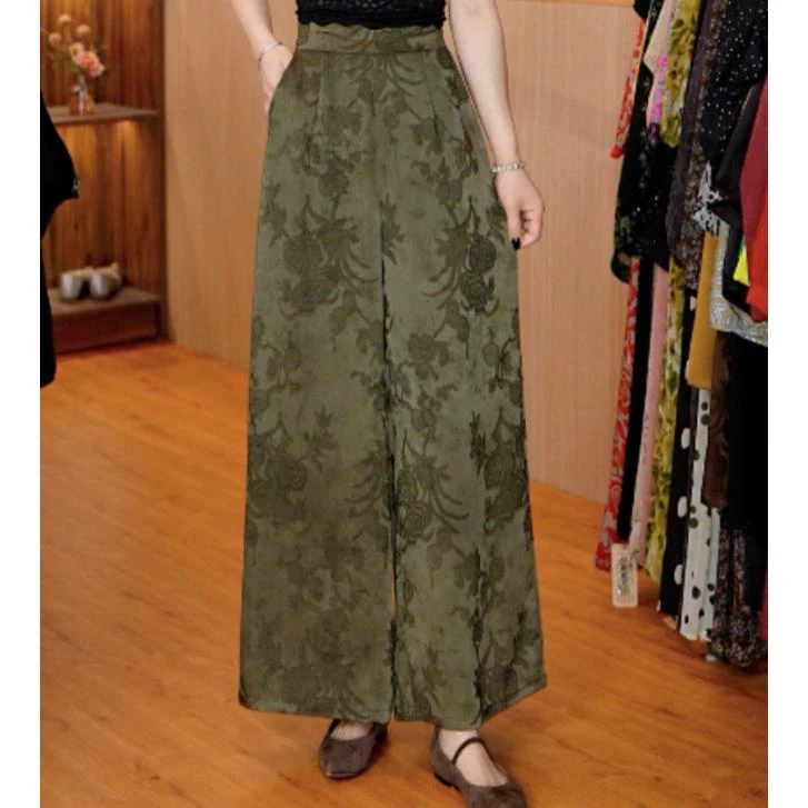 0606-17新款女士休闲裤(绿色)