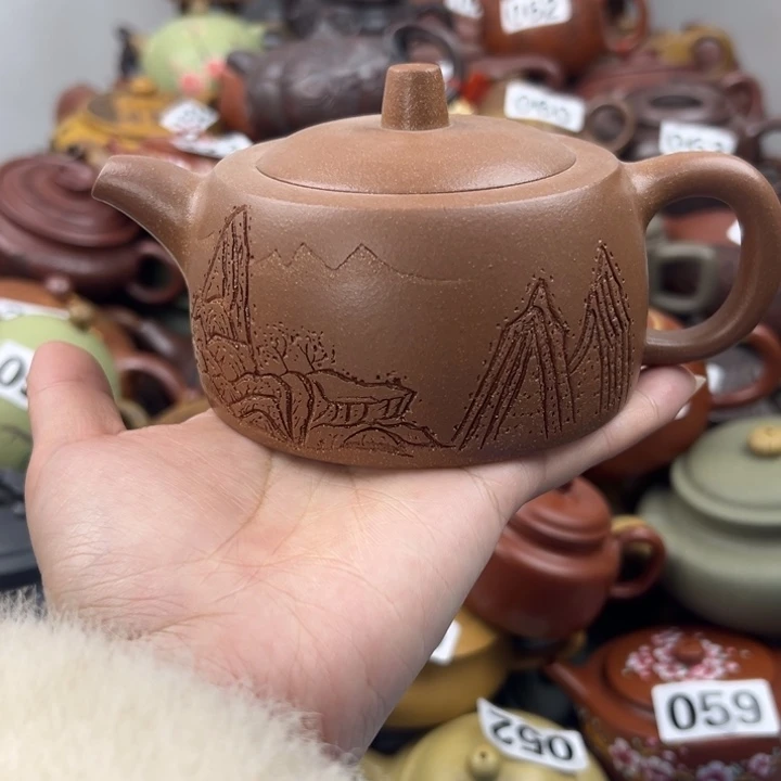 紫砂茶壶盖子磕碰