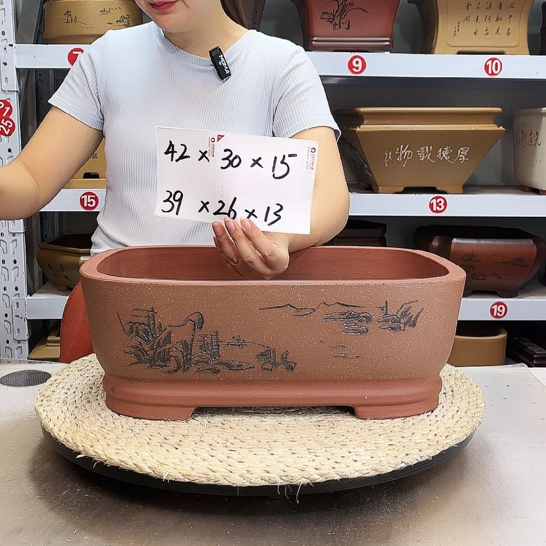 紫砂花盆紫砂花盆