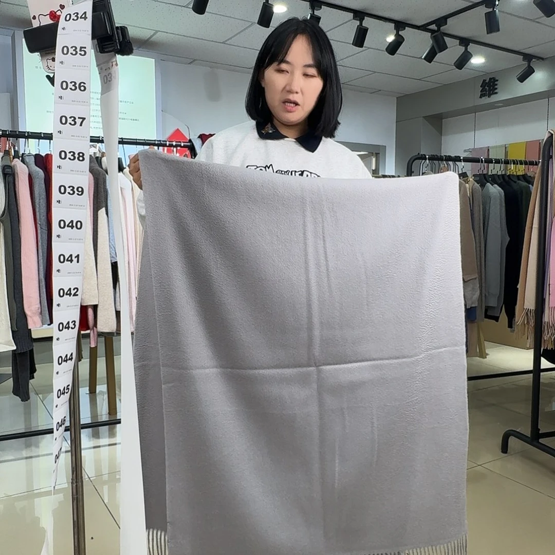 山羊绒纯羊绒保暖围巾031