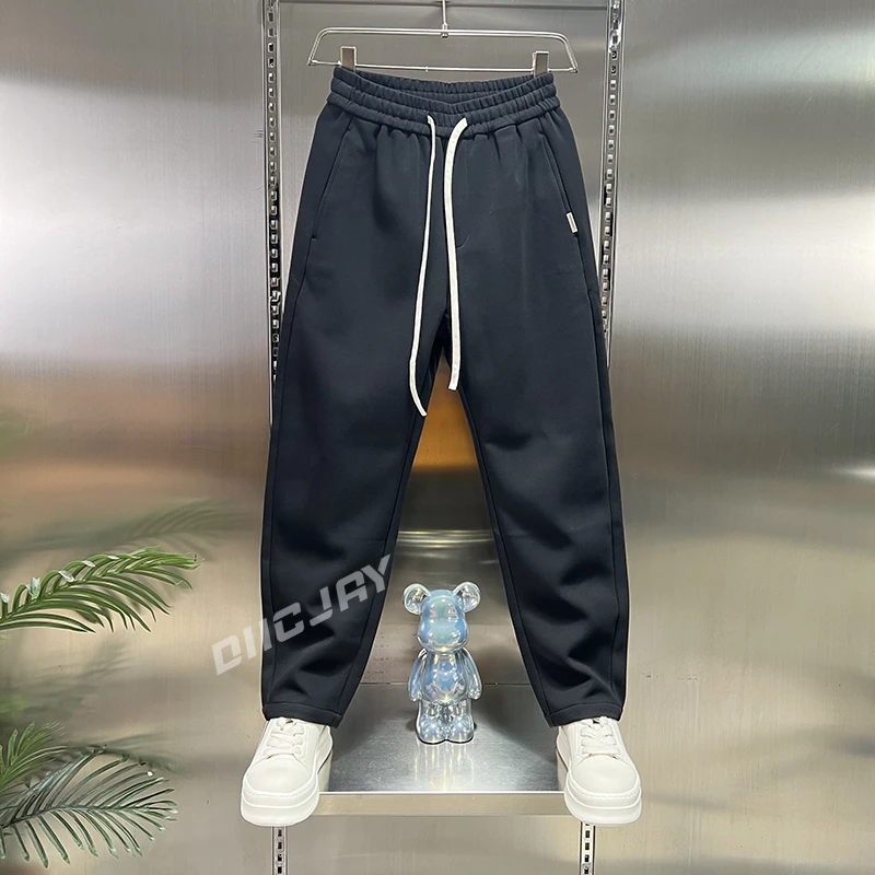 【轻奢】秋冬男士高端宽松休闲裤中弹小直筒运动风潮流时尚免烫百搭