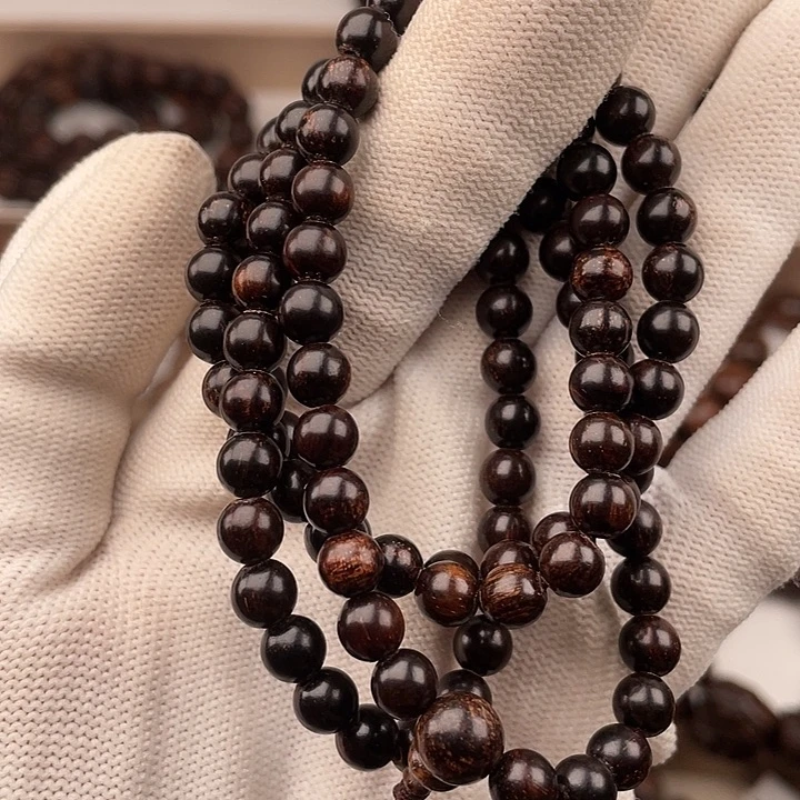 贡木手串/手链0.6巴贡108颗