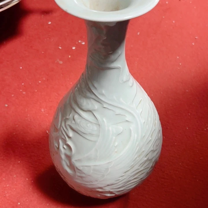 摆件红**酒陶瓷摆件不固定一件口沿微磕