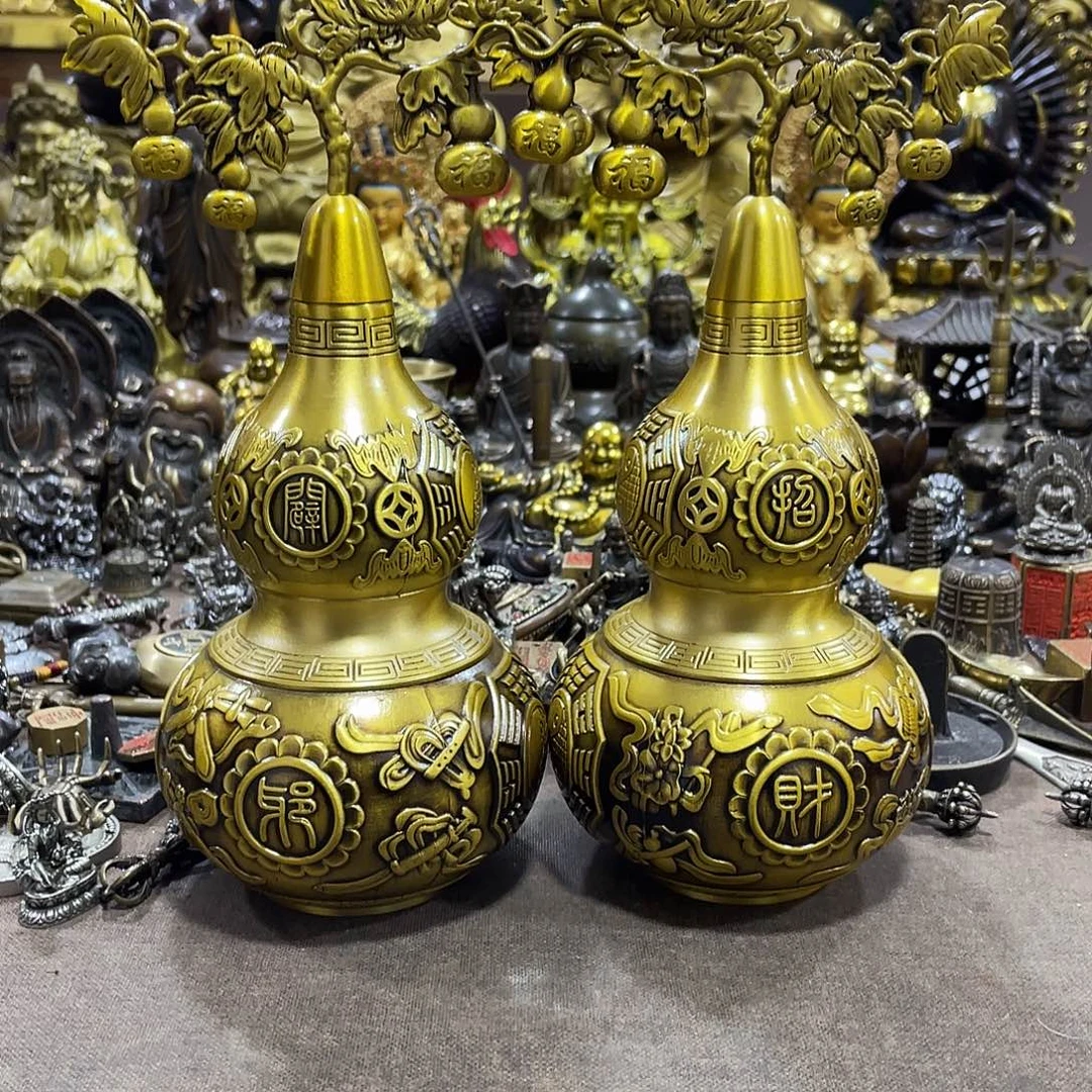 福***禄黄铜材质精品摆件