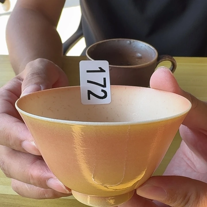 厚山柴烧斗笠杯110ml