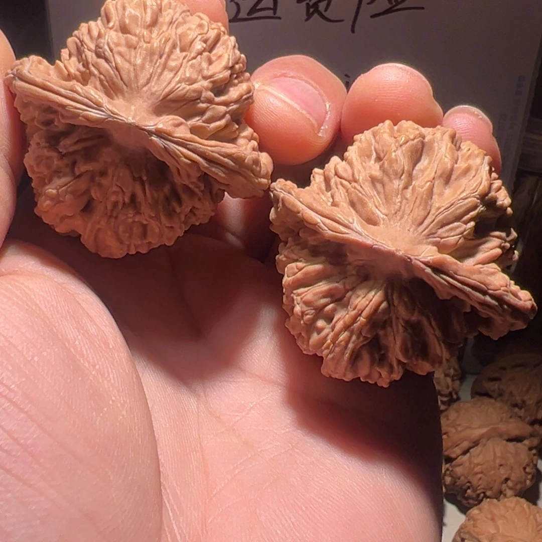 文玩核桃把件45尺全品平谷四座楼