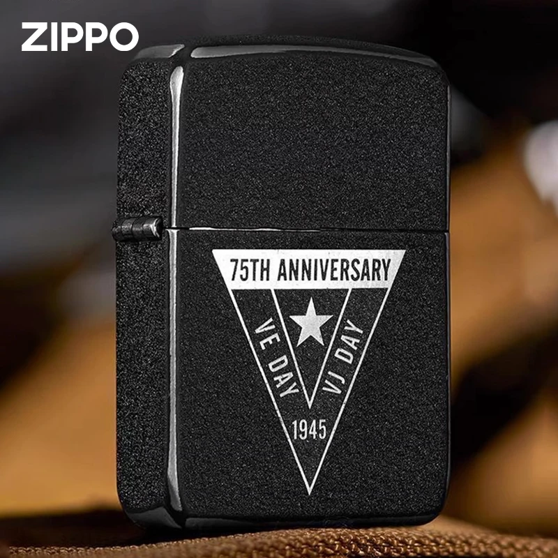 ZIPPO/之宝zippo打火机二战胜利纪念限量款防风打火机75周年钢机