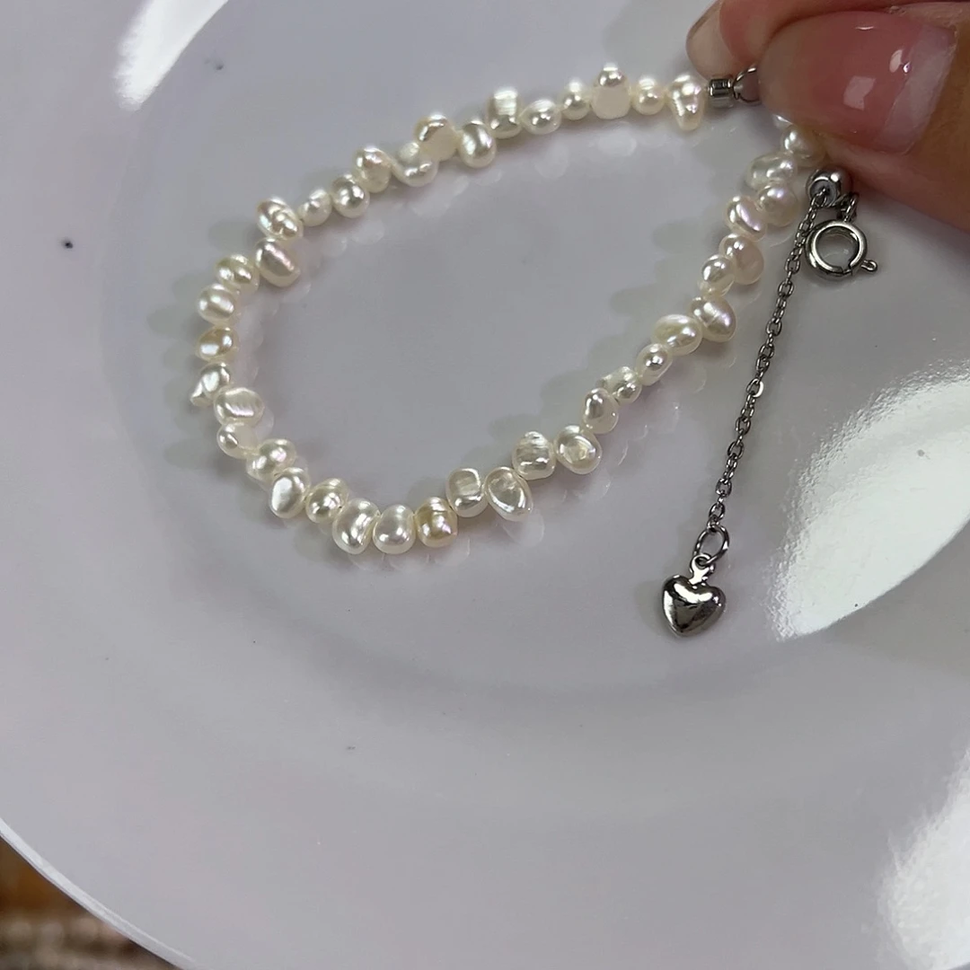 淡水珍珠手绳钛钢