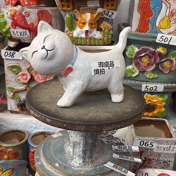 粗陶材质多肉花盆