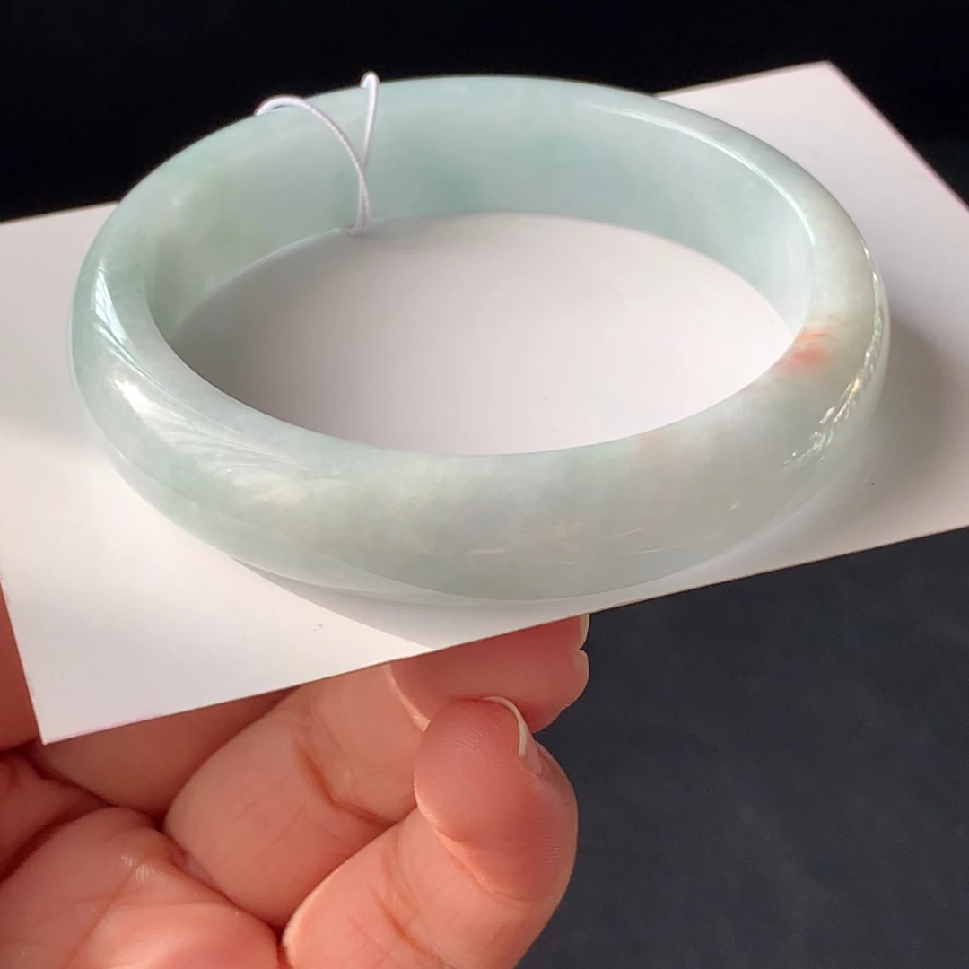 翡翠未镶嵌手镯35号53.6-50.9-12.7-8.6贵妃