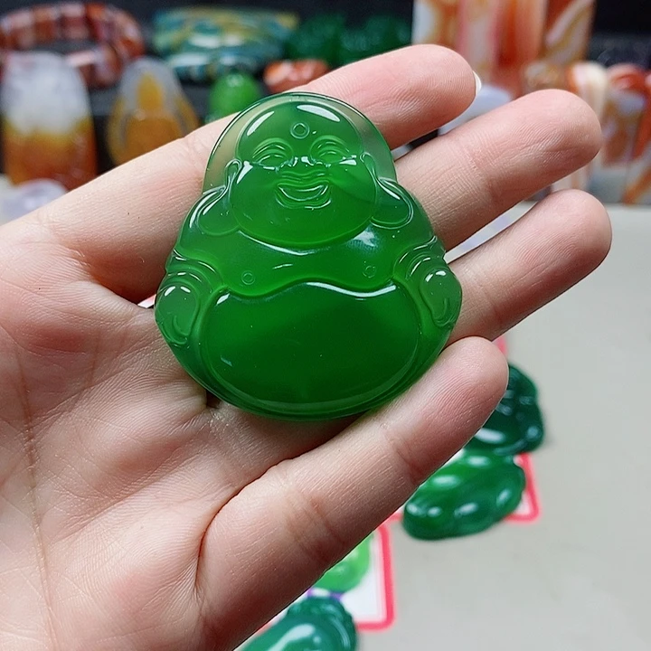 未镶嵌吊坠(不含链)玛瑙/玉髓荔**.