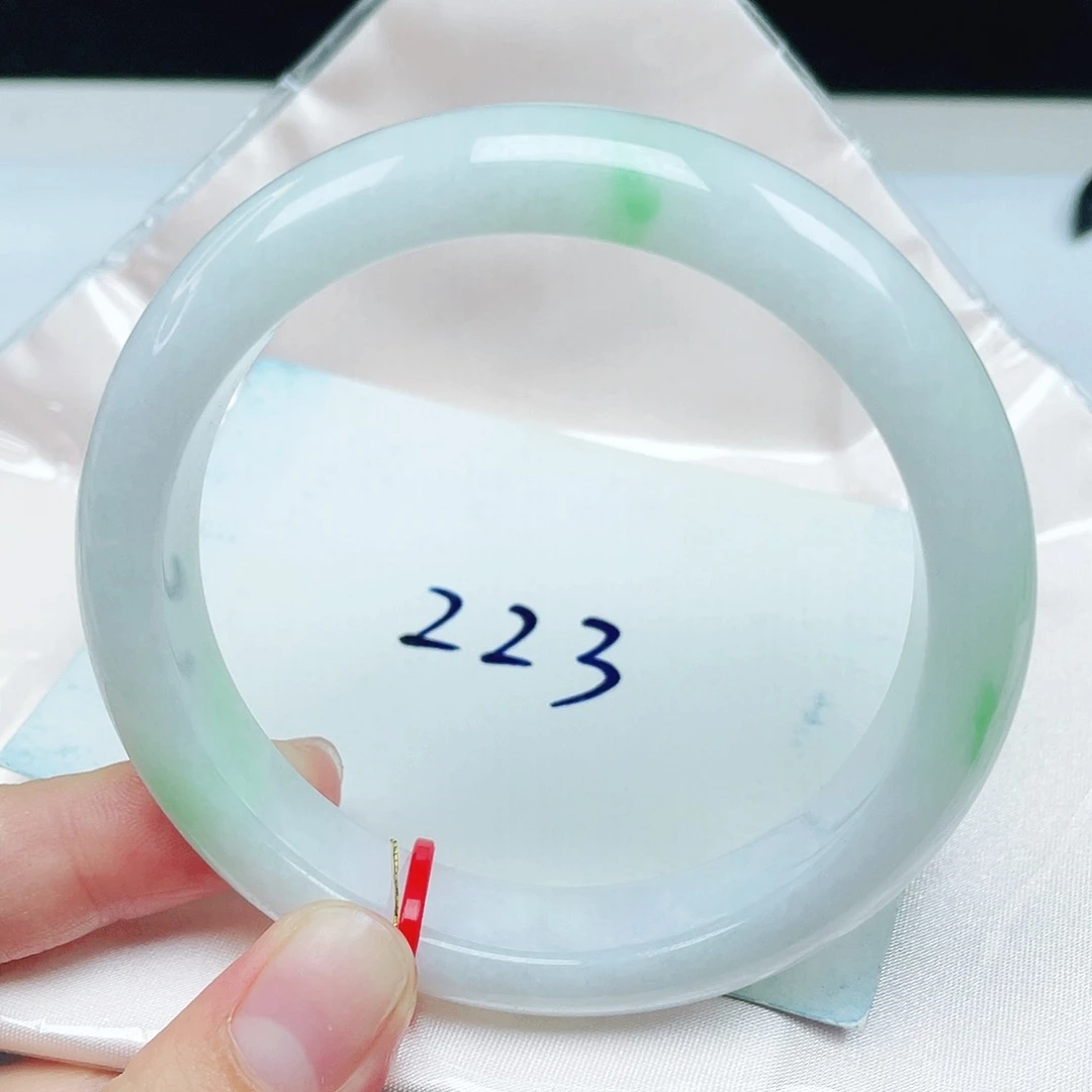 翡翠未镶嵌手镯正圈59.6