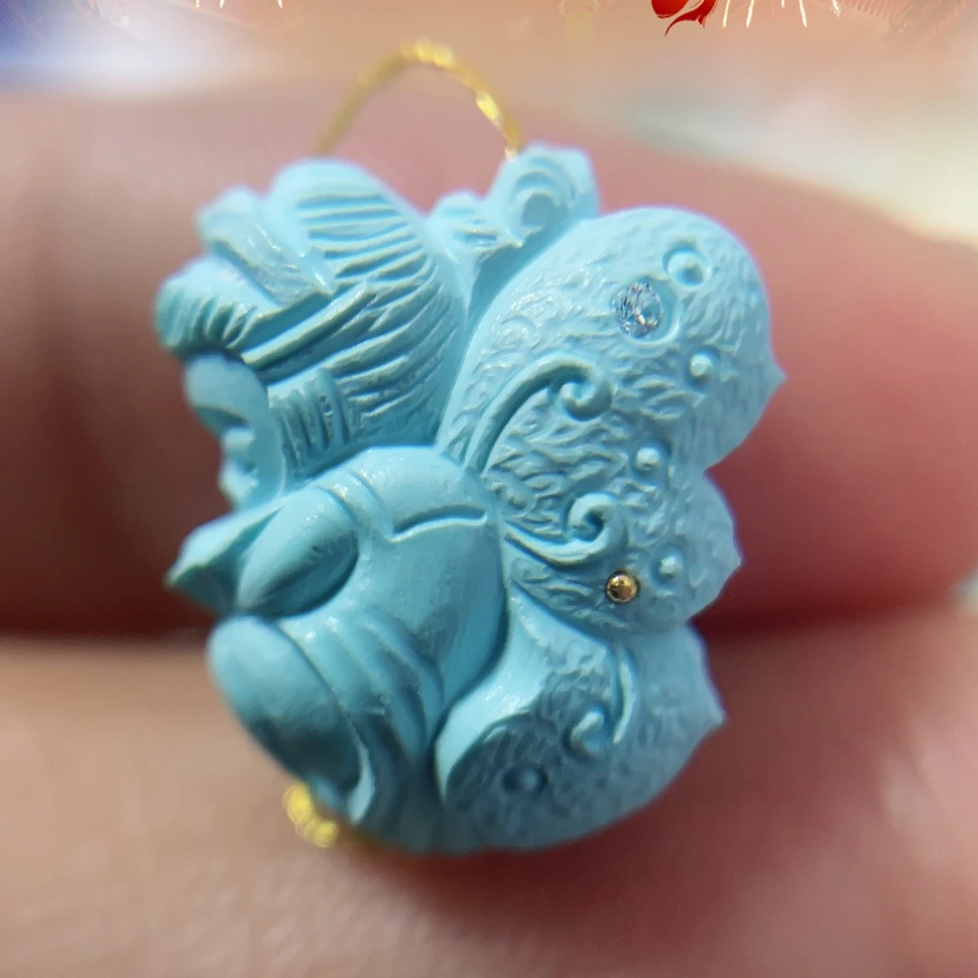 绿松石配饰未镶嵌