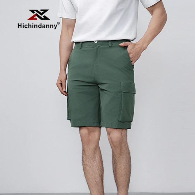 HICHIN透气男士运动短裤夏季薄款凉感免烫五分裤休闲裤直筒百搭裤